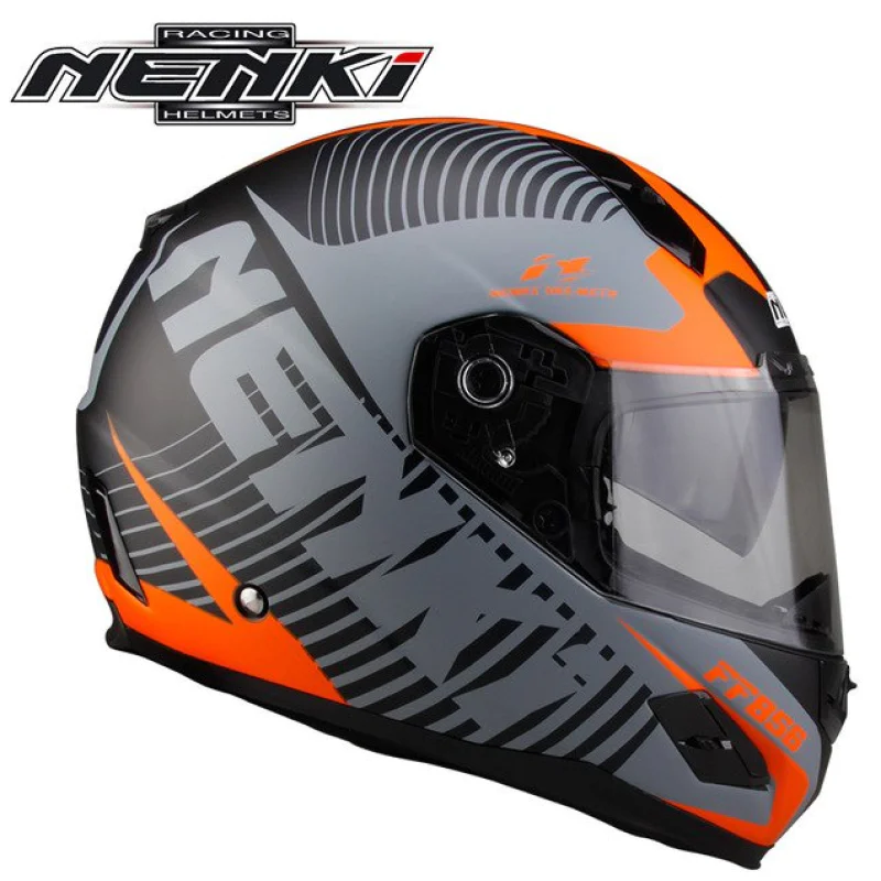 洋楽 HUrricane / terms&deff nish'n(s) ⭐ Шолом (Інтеграл) NENKI FF-856 MATTE GREY ORANGE, купити в